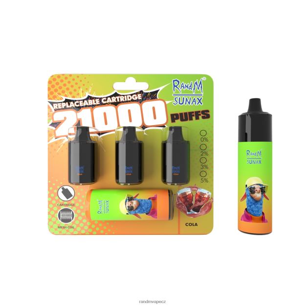 RandM Sunax 21000 airflow control pod vyměnitelné vape zařízení 1ks cola RandM tornado online shop - 0244R276