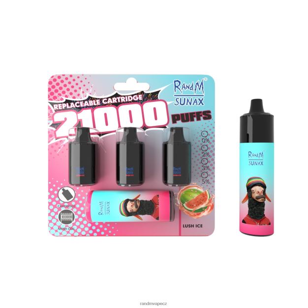 RandM Sunax 21000 airflow control pod vyměnitelné vape zařízení 1ks svěží led RandM tornado online shop - 0244R266