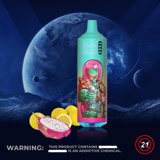 RandM Tornado 9000 vape pod zařízení 1ks verze 1 růžová limonáda RandM vape CZ - 0244R132