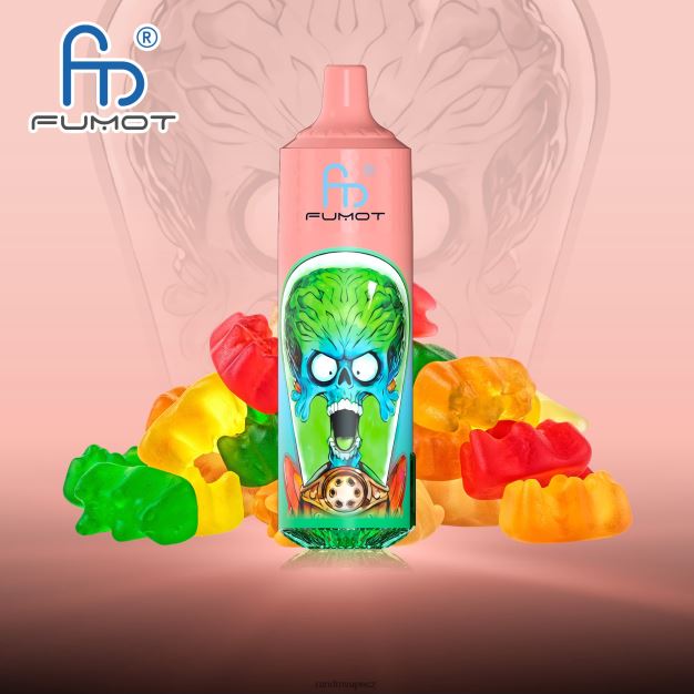 Fumot RandM Tornado 9000 pro vape zařízení s baterií a displejem ejuice verze 1 Gumový medvídek tornado vape praha - 0244R189