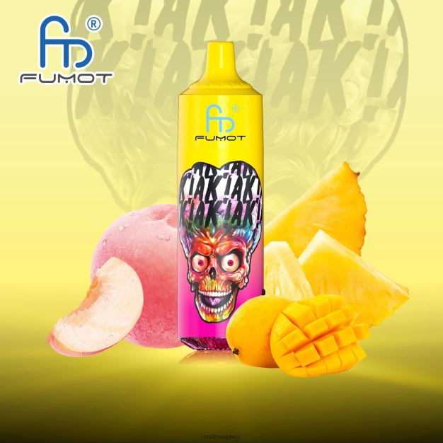 Fumot RandM Tornado 9000 pro vape zařízení s baterií a displejem ejuice verze 1 broskev ananas mango RandM tornado CZ - 0244R193