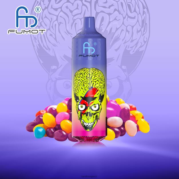 Fumot RandM Tornado 9000 pro vape zařízení s baterií a displejem ejuice verze 1 kyselé cukroví RandM vape official - 0244R197