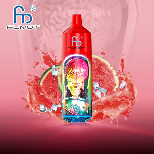 Fumot RandM Tornado 9000 pro vape zařízení s baterií a displejem ejuice verze 1 melounový led RandM tornado CZ - 0244R203