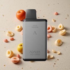 Adalya AD 10000 Puffs English Lord kosmická šedá 14 ml