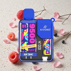 Aivono Aim Tank 9500 Puffs Malina Borůvka 18ml Kapalina 650mAh Baterie