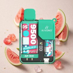 Aivono Aim Tank 9500 Puffs Melounový Led 18ml 650mAh