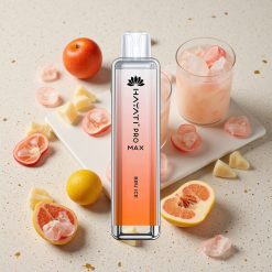 Hayati Pro Max 4000 Puffs Bru Ledový s 2%/5% Nikotinu a Nabíjecí Baterií