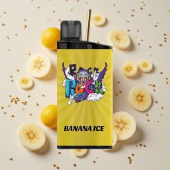 IGET Bar 3500 Puffs Banánová Mraž Jednorázová Vape 1400 mAh 1,2 Ohm Mesh Cívka