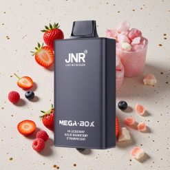 JNR Mega Box 25000 Puffs Jednorázová Vape Borůvka Kyselá Malina Jahoda 30ml Kapacita E-liquid 850mAh Kapacita Baterie