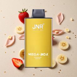 JNR Mega Box 25000 Puffs Jednorázová Vape Jahoda Banán 30ml Kapacita E-liquid a 850mAh Kapacita Baterie