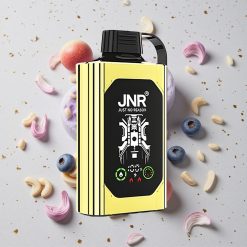 JNR Shisha Hookah Box 20500 Puffs Borůvka Led HD Displej 25ml Tekutina Dvojité Síťové Cívky Typ-C Rychlé Nabíjení