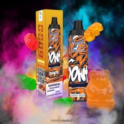RandM Tornado 6000 vape pod zařízení s ovládáním průtoku vzduchu 1ks Gumový medvídek RandM vape supplier - 0244R281