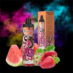 RandM Tornado 6000 vape pod zařízení s ovládáním průtoku vzduchu 1ks jahodový meloun RandM vape CZ - 0244R292